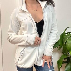 White Columbia Sportswear Fleece Sweater